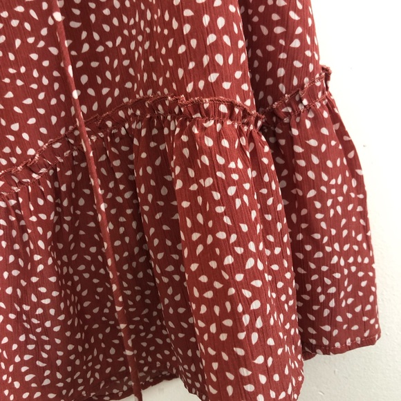 *Sold elsewhere💔* Short Ruffle Boho Dress - Picture 4 of 9